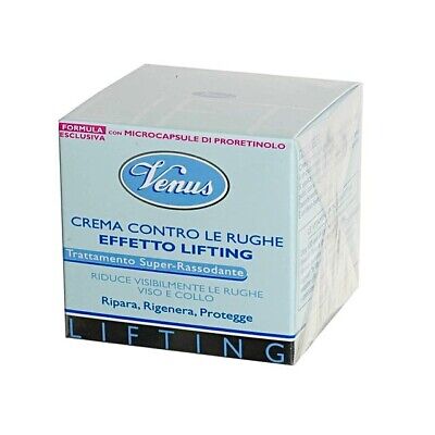 VENUS - CREMA VISO E COLLO ANTI RUGHE - EFFETTO LIFTING - SUPER RASSODANTE 50 ML