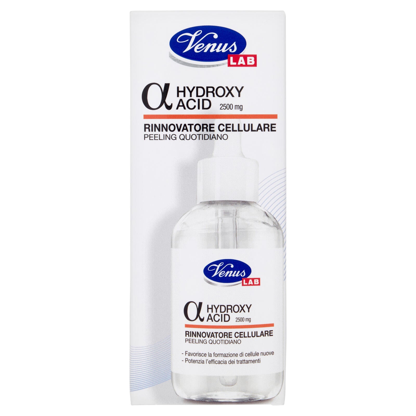 VENUS Rinnovatore Cellulare Peeling Quotidiano con Alfa Hydroxy Acid 2500 MG - 100 ML