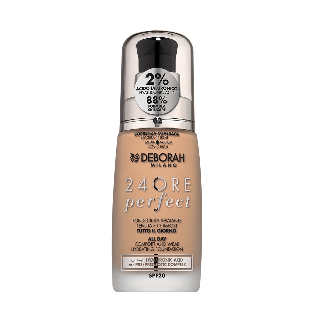 Deborah Milano 24ore Perfect Con Acido Ialuronico SPF20 30ml