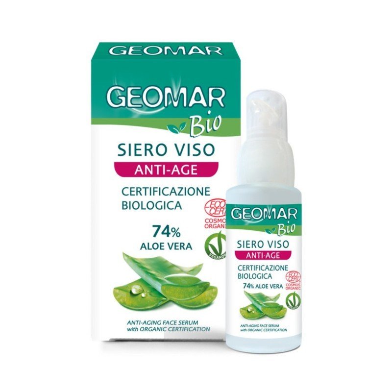 Geomar BIO Siero viso Anti-Age Con Aloe Vera - Acque Profumeria