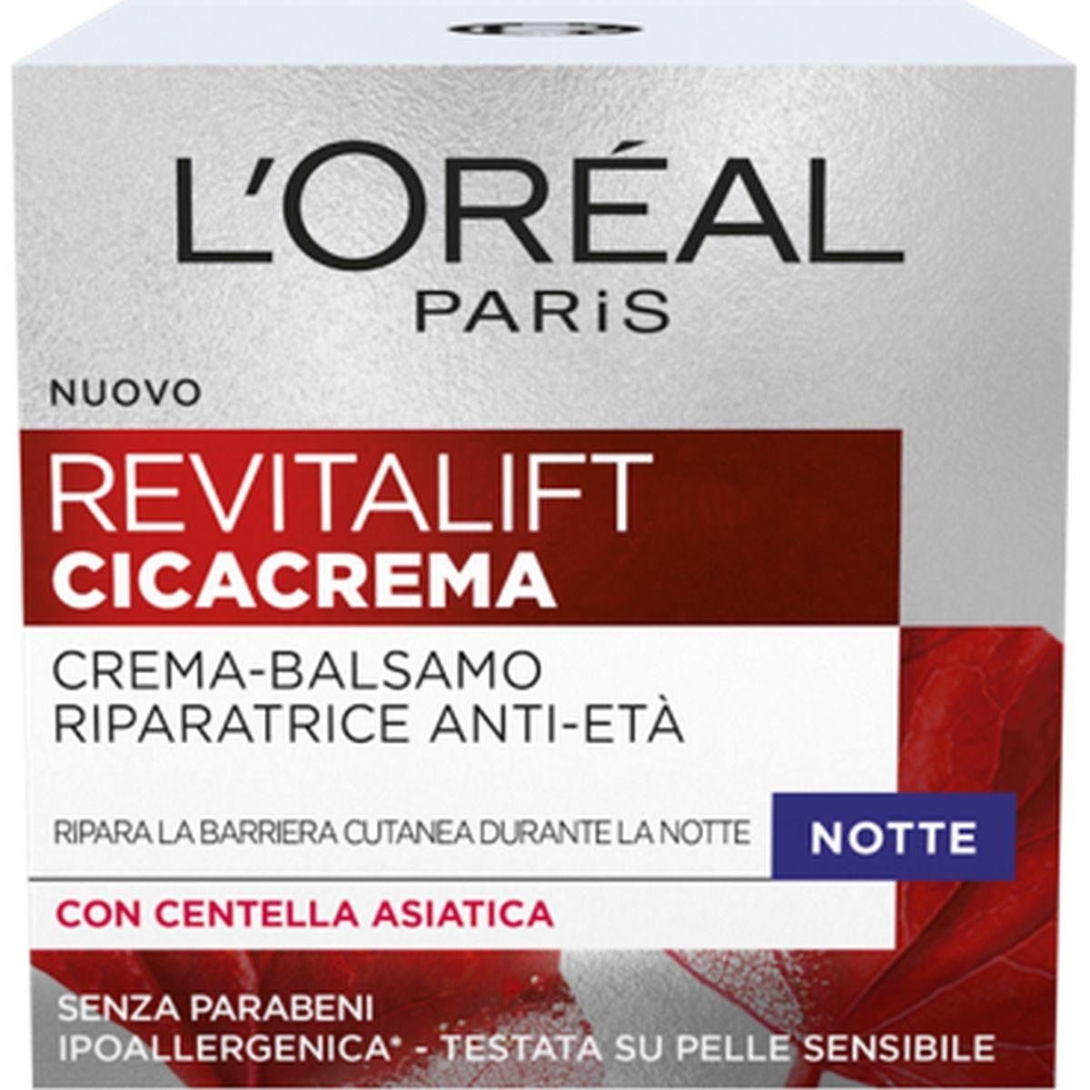 L`Oréal Paris crema Viso Antietà notte - Acque Profumeria