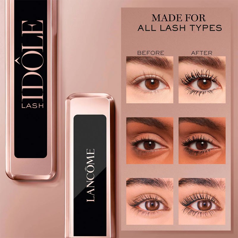 Lancòme mascara Idôle 8 ml, volume effetto lifting .effetto ciglia a ventaglio fino a 24h