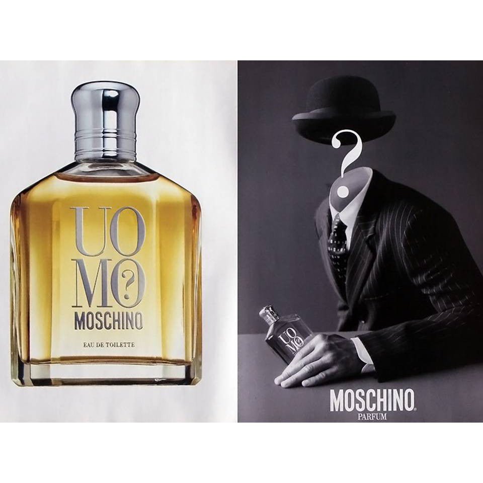 Moschino "Uomo?" Eau de Toilette UNISEX - Acque Profumeria