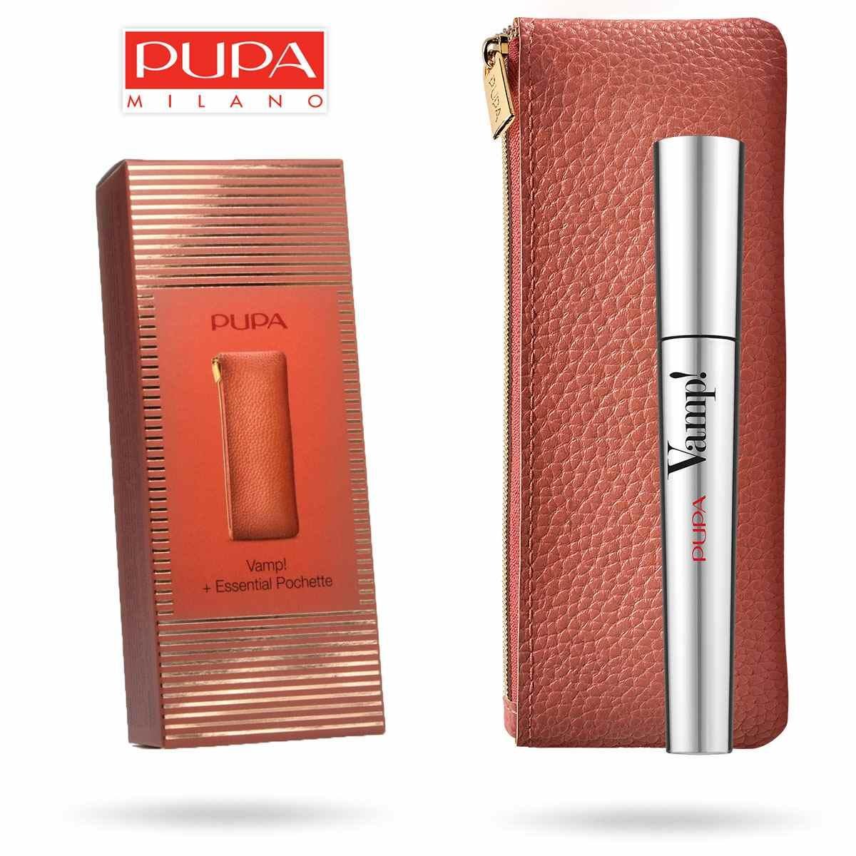 Pupamake-up kit mascara vamp + pochette - Acque Profumeria