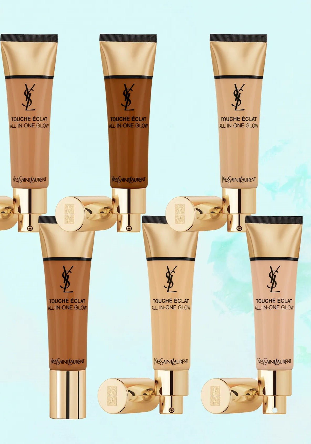 Yves Saint Laurent Touche Éclat Te All-In-One-Glow Fondotinta illuminante - Acque Profumeria