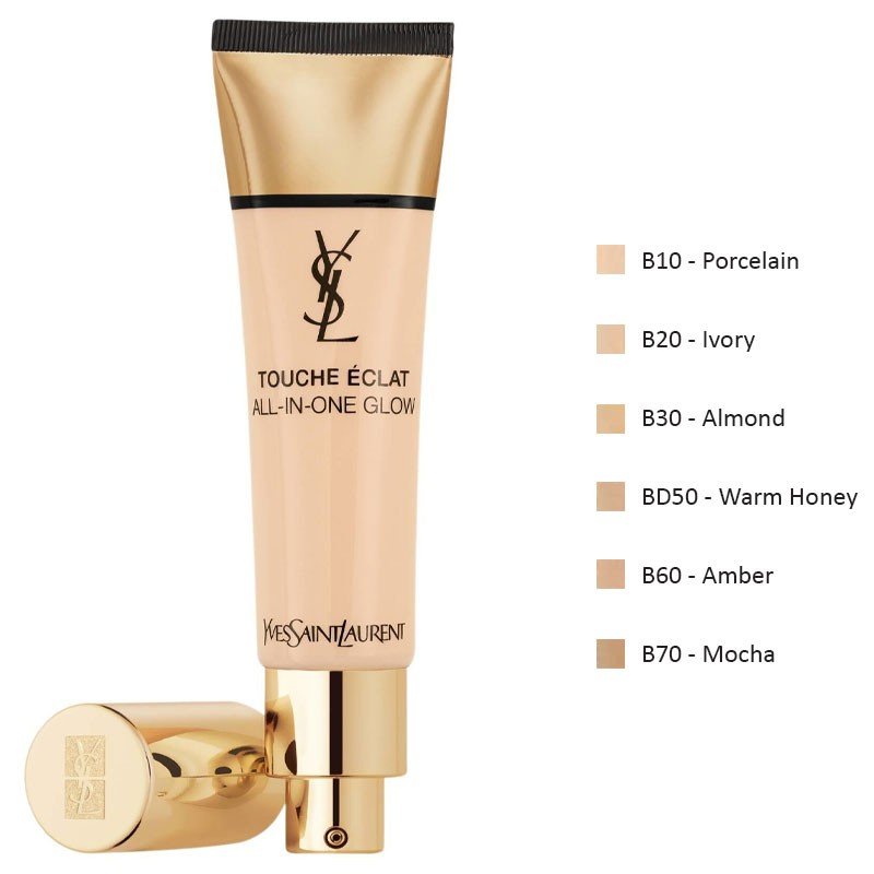 Yves Saint Laurent Touche Éclat Te All-In-One-Glow Fondotinta illuminante - Acque Profumeria