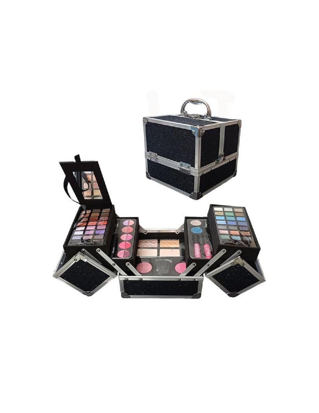 Casuelle Cosmetic Beauty Case Blu Glitter - Acque Profumeria