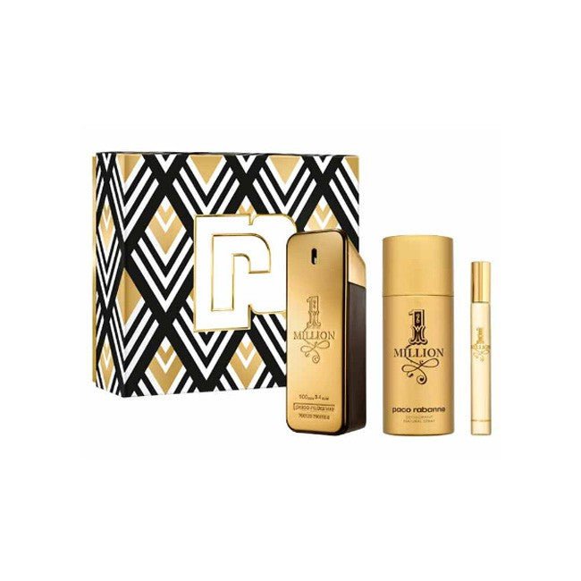 Paco Rabanne 1 Million cofanetto edt 100 ml+deo parfum 150 ml+ travel 10 ml - Acque Profumeria