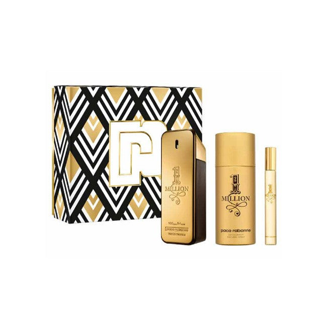 Paco Rabanne 1 Million cofanetto edt 100 ml+deo parfum 150 ml+ travel 10 ml