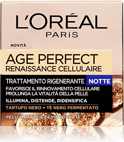 L'Oréal Paris Age Perfect Renaissance Cellulaire Crema Viso Ricostituente Notte