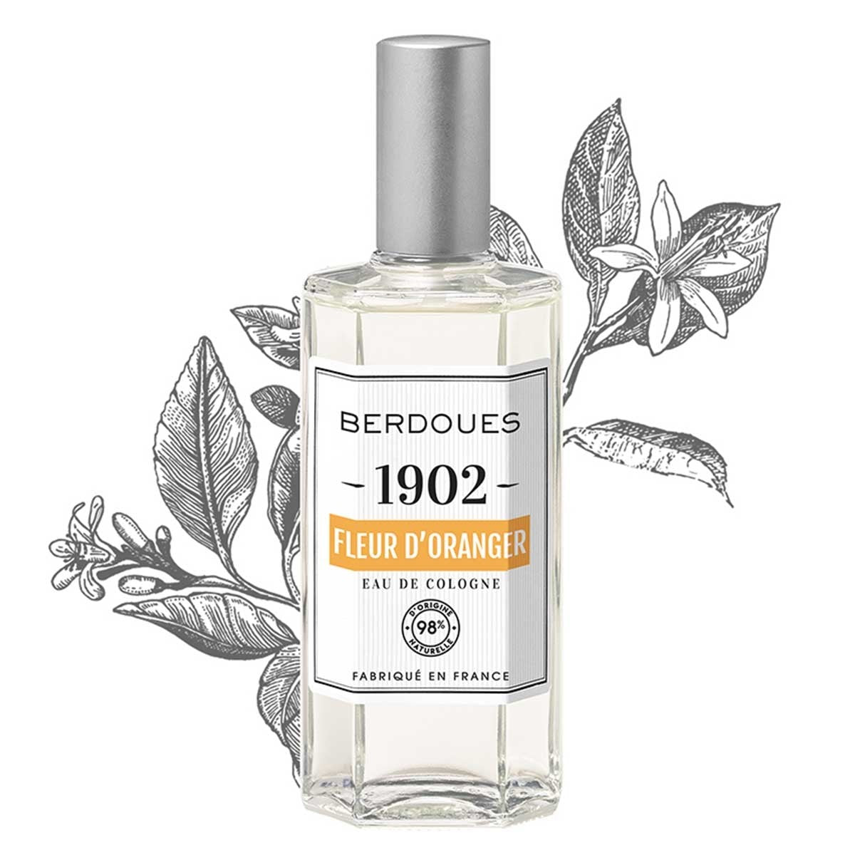 Berdoues 1902 Fleur d'Oranger Eau de Cologne 125ml Unisex (NO BOX)