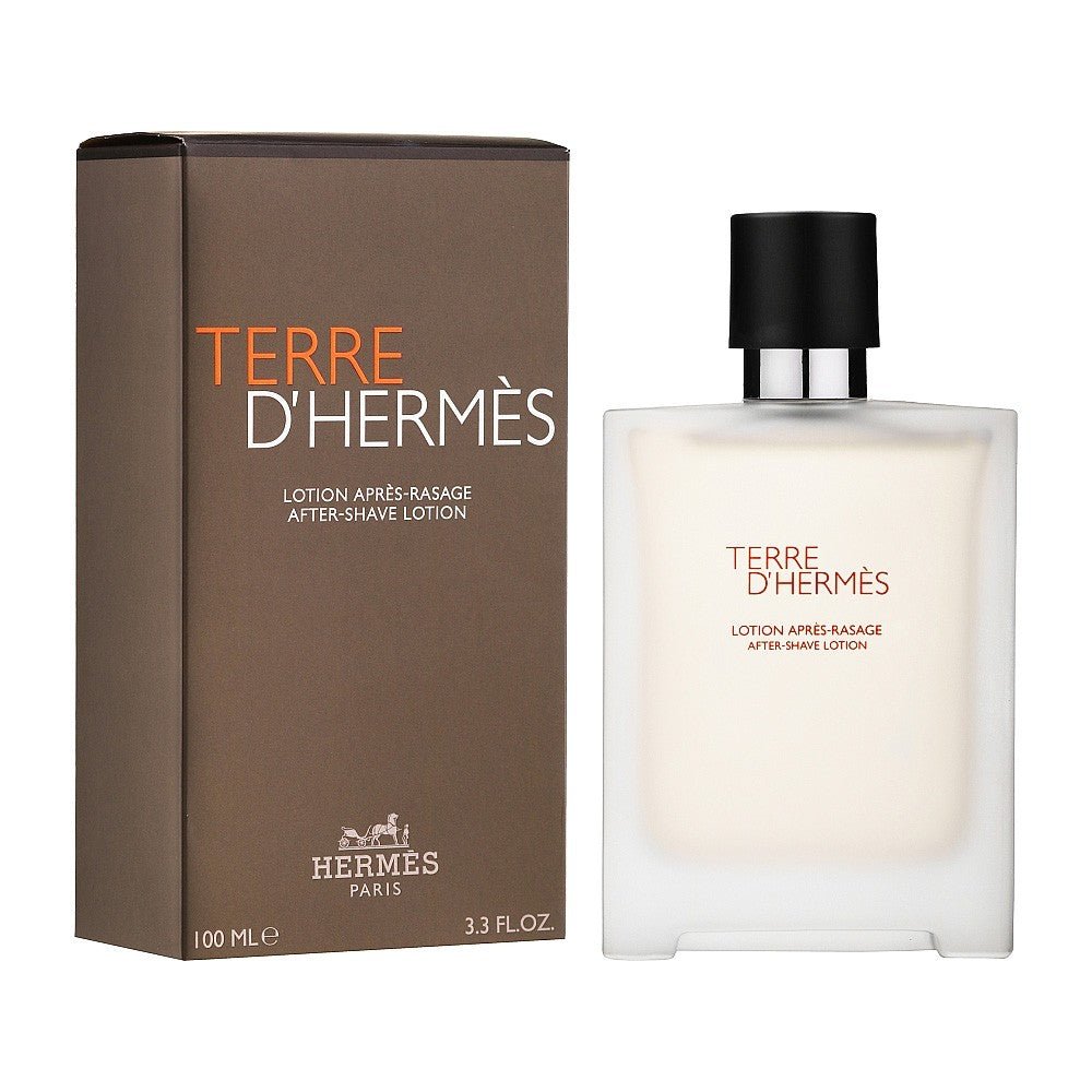 Hermès Terre d'Hermès Lozione Dopo Barba 100 ml – Dopobarba Uomo Rinfrescante Legnoso