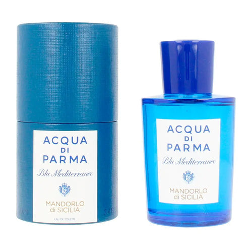 Acqua di Parma Blu Mediterraneo Mandorlo di Sicilia Eau de Toilette 180 ml – Profumo Unisex Gourmand Floreale Mediterraneo - Acque Profumeria