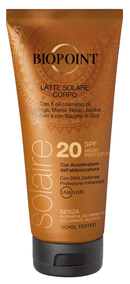 Biopoint Latte Corpo Solare SPF Vari 200 ml – Protezione Affidabile e Idratazione Intensa sotto il Sole - Acque Profumeria