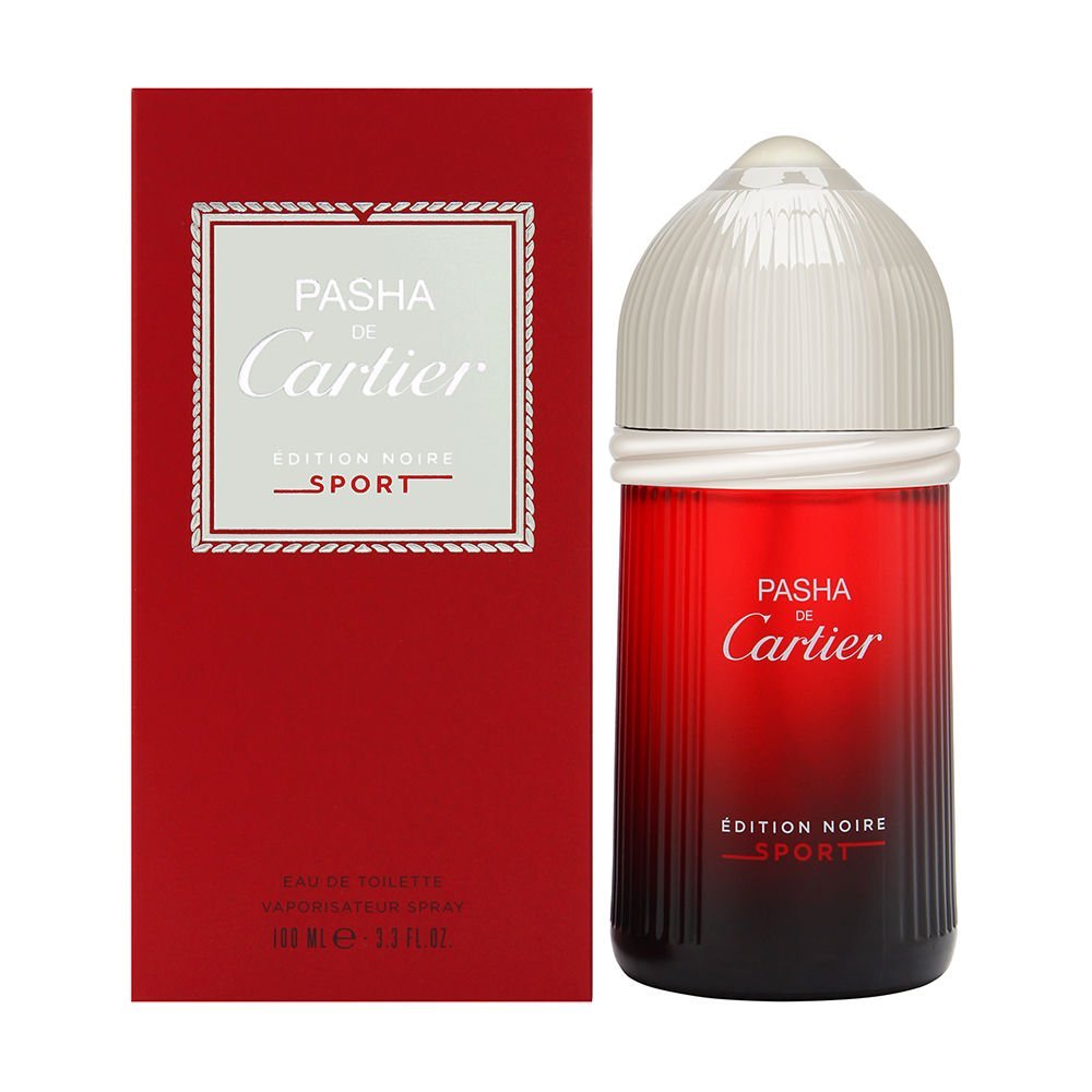 Cartier Pasha Noire Sport Eau de Toilette 100 ml – Profumo Uomo Aromatico Speziato Dinamico