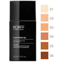 Korff Cure Make Up Invisible Fondotinta Effetto Nude Con Acido Ialuronico e Vitamina E