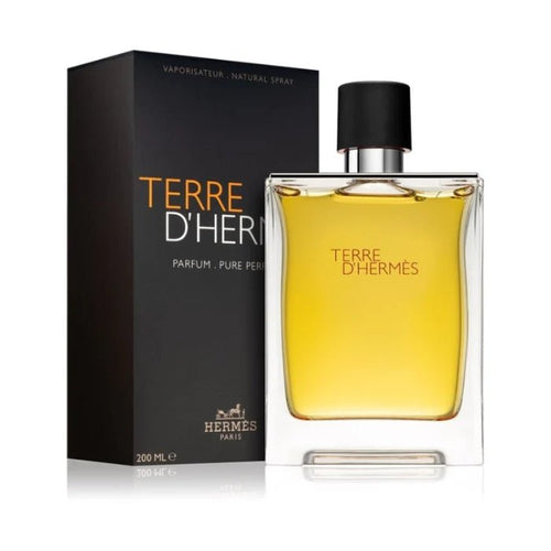 Hermès Terre d'Hermès Parfum Pure Parfum – Profumo Uomo Legnoso Speziato Minerale - Acque Profumeria