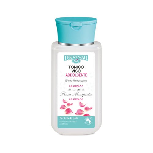 I Provenzali - Tonico Viso Addolcente - Rosa Mosqueta - Per tutte le pelli - 200ml - Acque Profumeria