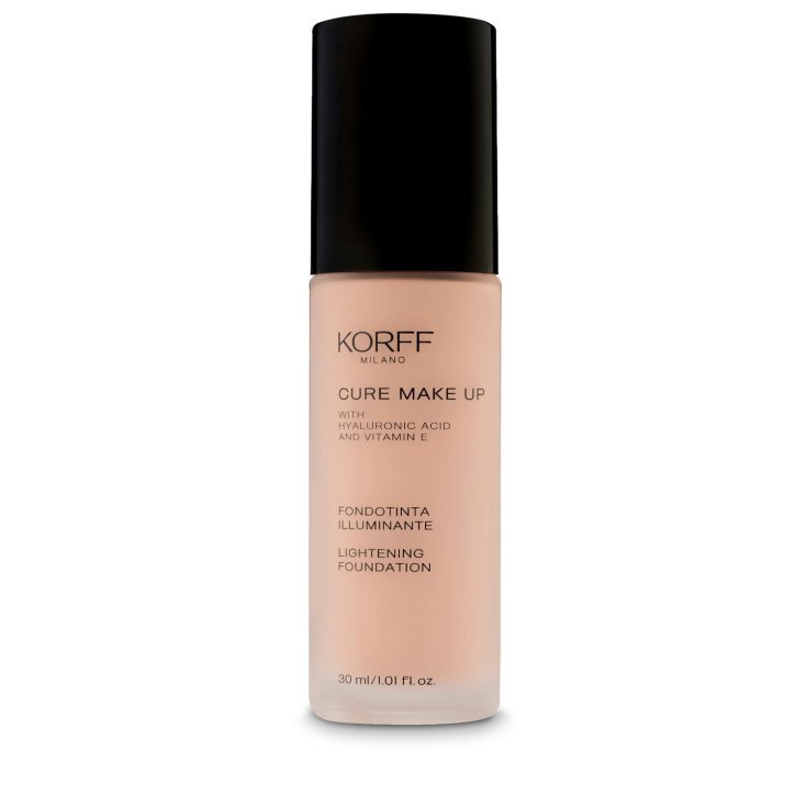 Korff Cure Make Up Fondotinta Fluido Illuminante Con Acido Ialuronico e Vitamina E SPF15 30 ml - Acque Profumeria