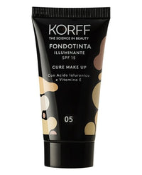 Korff Cure Make Up Fondotinta Illuminante con Acido Ialuronico e Vitamina E SPF15 30ml - Acque Profumeria