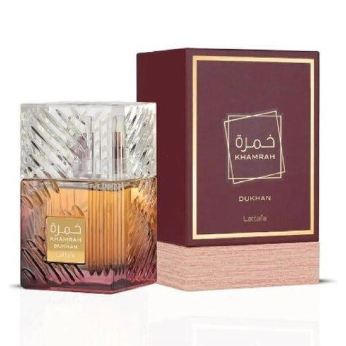 Lattafa Khamrah Dukhan Eau de Parfum 100 ml – Profumo Unisex Orientale Speziato - Acque Profumeria