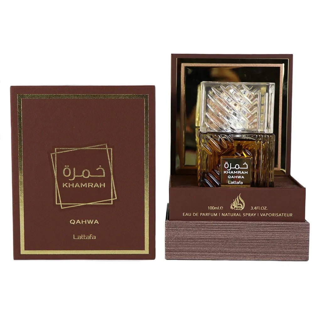 Lattafa Khamrah Qahwa Eau de Parfum 100 ml – Profumo Unisex Orientale Gourmand