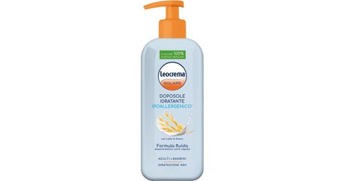 Leocrema Doposole Idratante Ipoallergenico con Latte di Avena Sollievo e Cura per le Pelli Sensibili 400ml - Acque Profumeria