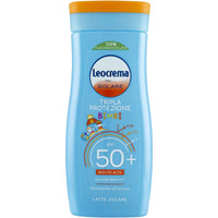 Leocrema Latte Solare Tripla Protezione Bimbi SPF 50+ Waterproof - Acque Profumeria