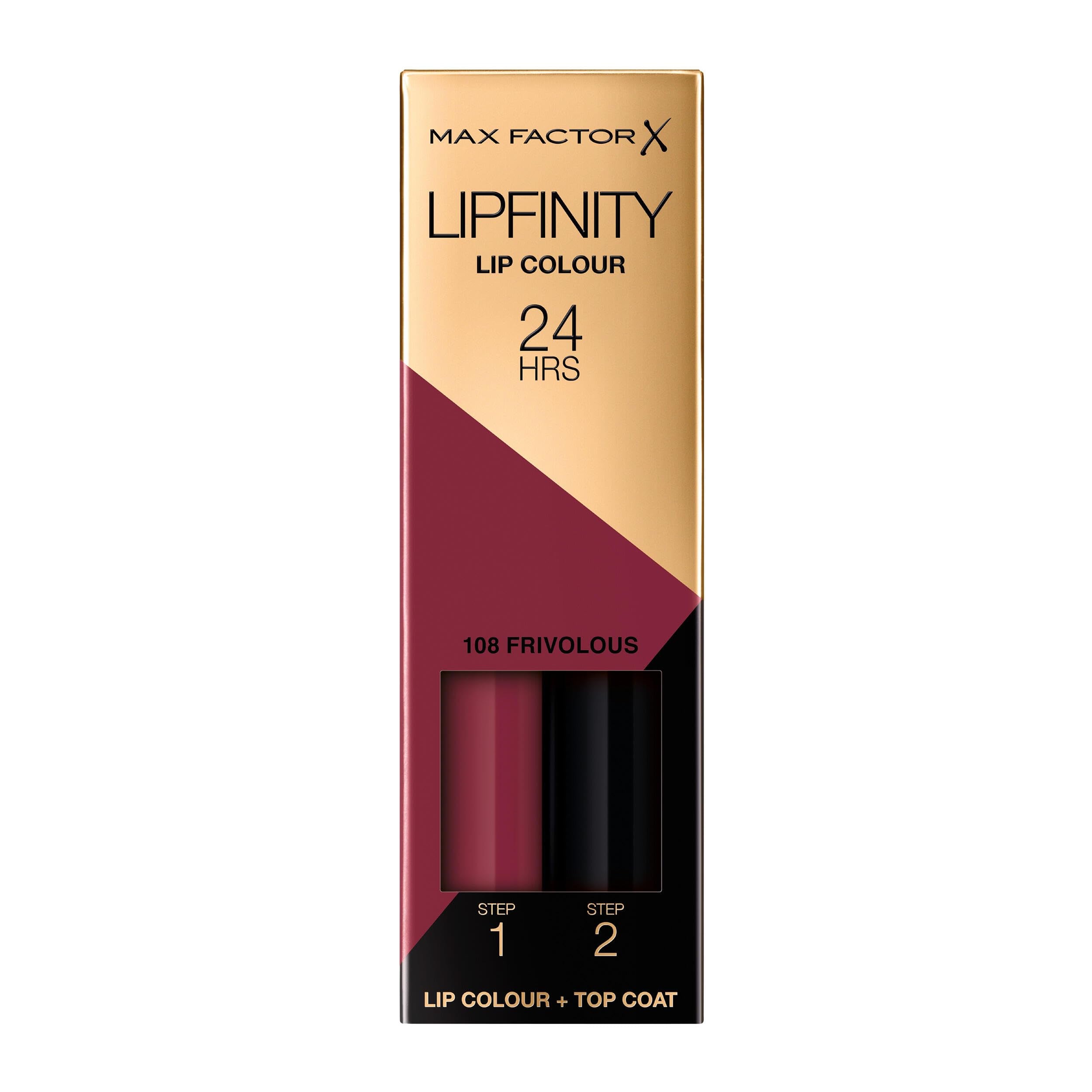 Max Factor Lipfinity Lip Colour Rossetto Liquido – Makeup Donna Lunga Durata 24h - Acque Profumeria