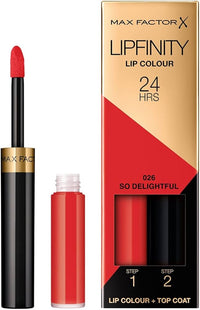 Max Factor Lipfinity Lip Colour Rossetto Liquido – Makeup Donna Lunga Durata 24h - Acque Profumeria