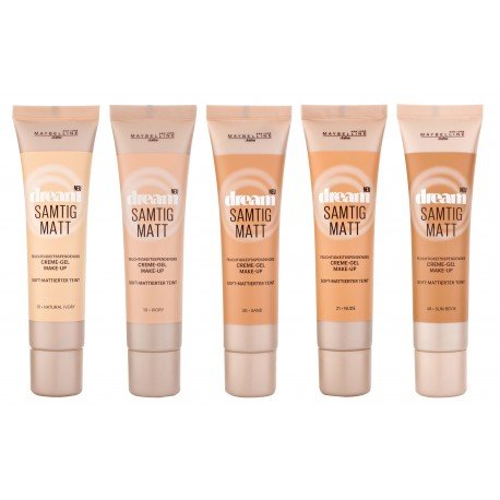 Maybelline Dream Satin Fluide Fondotinta – Finish Satinato Copertura Naturale Pori Minimizzati SPF 13