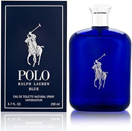 Ralph Lauren Polo Blue Eau de Toilette – Profumo Uomo Aromatico Acquatico Fresco - Acque Profumeria
