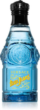 Versace Jeans Blue Eau de Toilette 75 ml – Profumo Uomo Aromatico Fresco Mediterraneo - Acque Profumeria