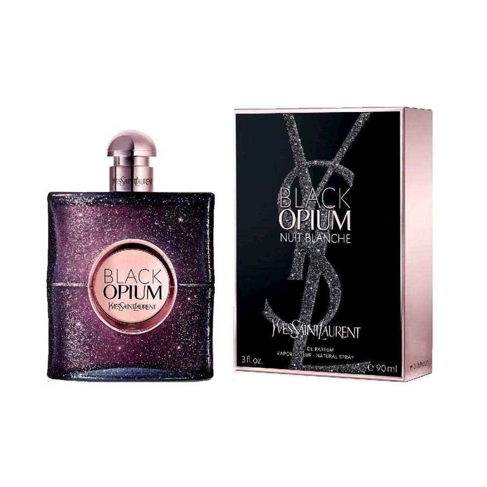 Yves Saint Laurent Black Opium Nuit Blanche Eau de Parfum 90 ml – Profumo Donna Orientale Vanigliato